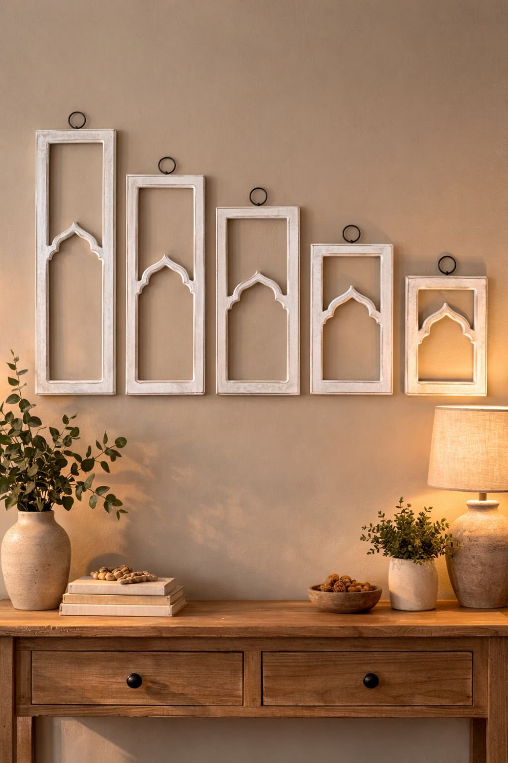 Frame set 5_white(3) Gallery Wall Frame Set of 5 – Decorative Wall Art Panels - Image 1