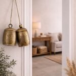 Antique Finish Hanging Bells Set – Rustic Metal Garden & Home Décor