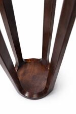 Wooden Pedestal Side Table – Slim Accent Stand for Living Room & Sofa - Image 5