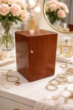 Sheesham Wood Jewellery Box with Drawers – Handcrafted Storage Organizer - Image 3