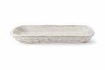 Rectangular Wooden Decorative Tray – Hand-Carved Mango Wood Centrepiece (Distressed White) - Image 5