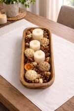 Handcrafted Mango Wood Tray – Natural Rectangular Serving & Table Decor Piece - Image 2