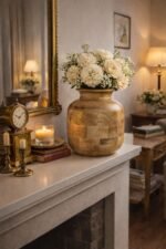 Handcrafted Mango Wood Vase – Natural Finish Decorative Tabletop Accent - Image 2