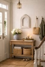 Stone Beige Carved Arch Jharokha Wall Frame – Vintage Indian Window Style Decor - Image 5