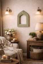 Sage Green Carved Arch Jharokha Wall Frame – Heritage Mughal Style Wall Decor - Image 4