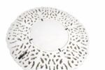 Hand-Carved White Round Wooden Mirror Wall Panel – Statement Decor (90 cm) - Image 4