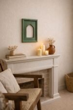 Sage Green Arch Wall Frame – Minimal Decorative Niche Panel - Image 2