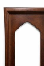 Rich Brown Arch Wall Frame – Handcrafted Decorative Niche Wall Accent - Image 3