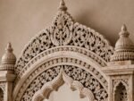 Statement Handcrafted Jharokha Mirror – Intricately Carved Heritage Frame | Luxury Wall Feature - Image 2