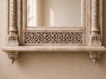 Statement Handcrafted Jharokha Mirror – Intricately Carved Heritage Frame | Luxury Wall Feature - Image 4