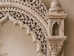 Statement Handcrafted Jharokha Mirror – Intricately Carved Heritage Frame | Luxury Wall Feature - Image 5