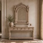 Jaipur Arch Console & Mirror Set