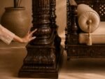The Heritage Verandah Swing | Luxury Hand-Carved Teak Wood Statement Swing - Image 5