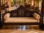 The Heritage Verandah Swing | Luxury Hand-Carved Teak Wood Statement Swing - Image 2