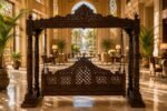 The Heritage Verandah Swing | Luxury Hand-Carved Teak Wood Statement Swing - Image 3
