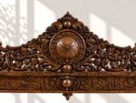 The Heritage Verandah Swing | Luxury Hand-Carved Teak Wood Statement Swing - Image 2