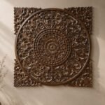 Heritage Mandala Wall Panel | Walnut Brown