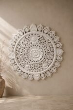 Lotus Heritage Wall Panel | Distressed White