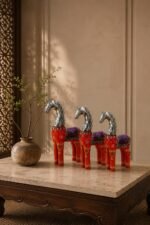 Royal Stallion Collection | Handcrafted Decorative Horse Sculpture Set - Image 2