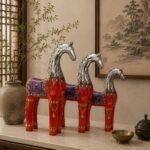 Royal Stallion Collection | Handcrafted Decorative Horse Sculpture Set