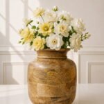 The Alder Wood Vase – Natural Finish Decorative Tabletop Accent