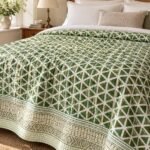 Olive Geometric Quilt