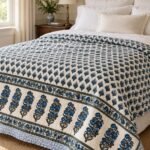 Blue Blossom Border Quilt