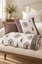 Forest Leaf Medallion Cotton Bedsheet Set - Image 2