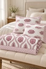 Rose Botanical Arch Cotton Bedsheet Set - Image 2