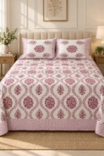 Rose Botanical Arch Cotton Bedsheet Set