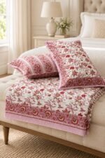 Rose Meadow Cotton Bedsheet Set - Image 2
