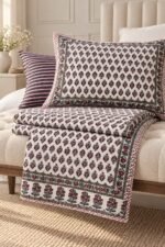 Mulberry Mini Paisley Cotton Bedsheet Set - Image 2