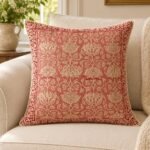 Rose Botanical Repeat Cotton Cushion Covers — Set of 5