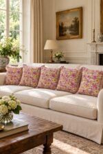 Pink Marigold Cotton Cushion Covers — Set of 5 - Image 2