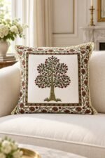 Olive Tree Cotton Cushion Covers — Set of 5