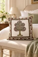 Olive Tree Cotton Cushion Covers — Set of 5 - Image 3