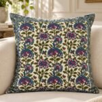 Midnight Botanical Cotton Cushion Covers — Set of 5