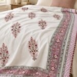 Rose Sprig Border Reversible Cotton Dohar