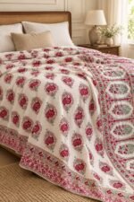 Rose Paisley Garden Reversible Cotton Dohar