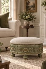 The Jaipur Heritage Round Ottoman - Image 5