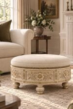 The Jaipur Heritage Round Ottoman - Image 7