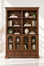 The Kensington Library Cabinet | Luxury Wooden Bookcase & Display Cabinet