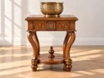 Amber Suite – Handcrafted Teak Storage Side Table - Image 7