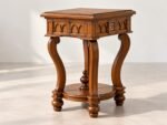 Amber Suite – Handcrafted Teak Storage Side Table - Image 3