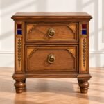 Amber Suite – Heritage Bedside Table | Solid Teak