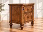 Amber Suite – Heritage Bedside Table | Solid Teak - Image 2